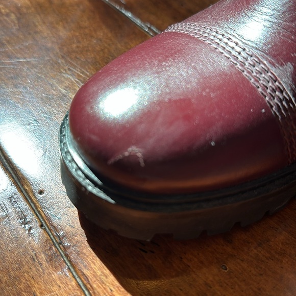 Zadig and Voltaire size 8, deep red lace up ankle boots. - Picture 5 of 7